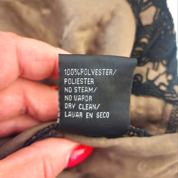 S.L. Fashions Women's Lace Accented Sleeveless Dress 👗 - Picture 11 of 11